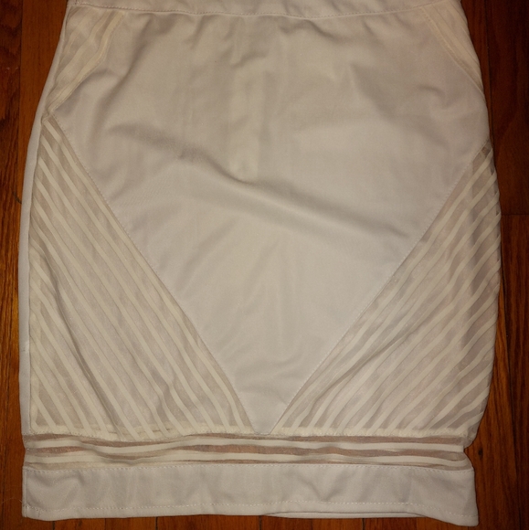 White Mini Skirt - Picture 3 of 3